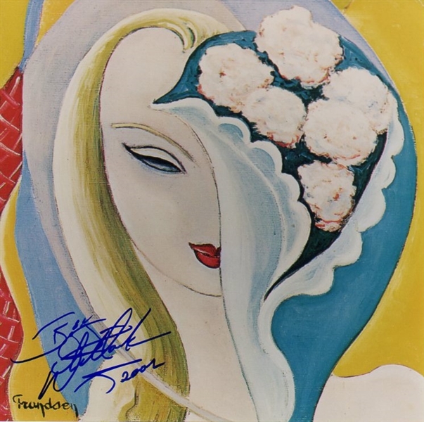 Bobby Whitlock Signed "Layla" Album Photograph
